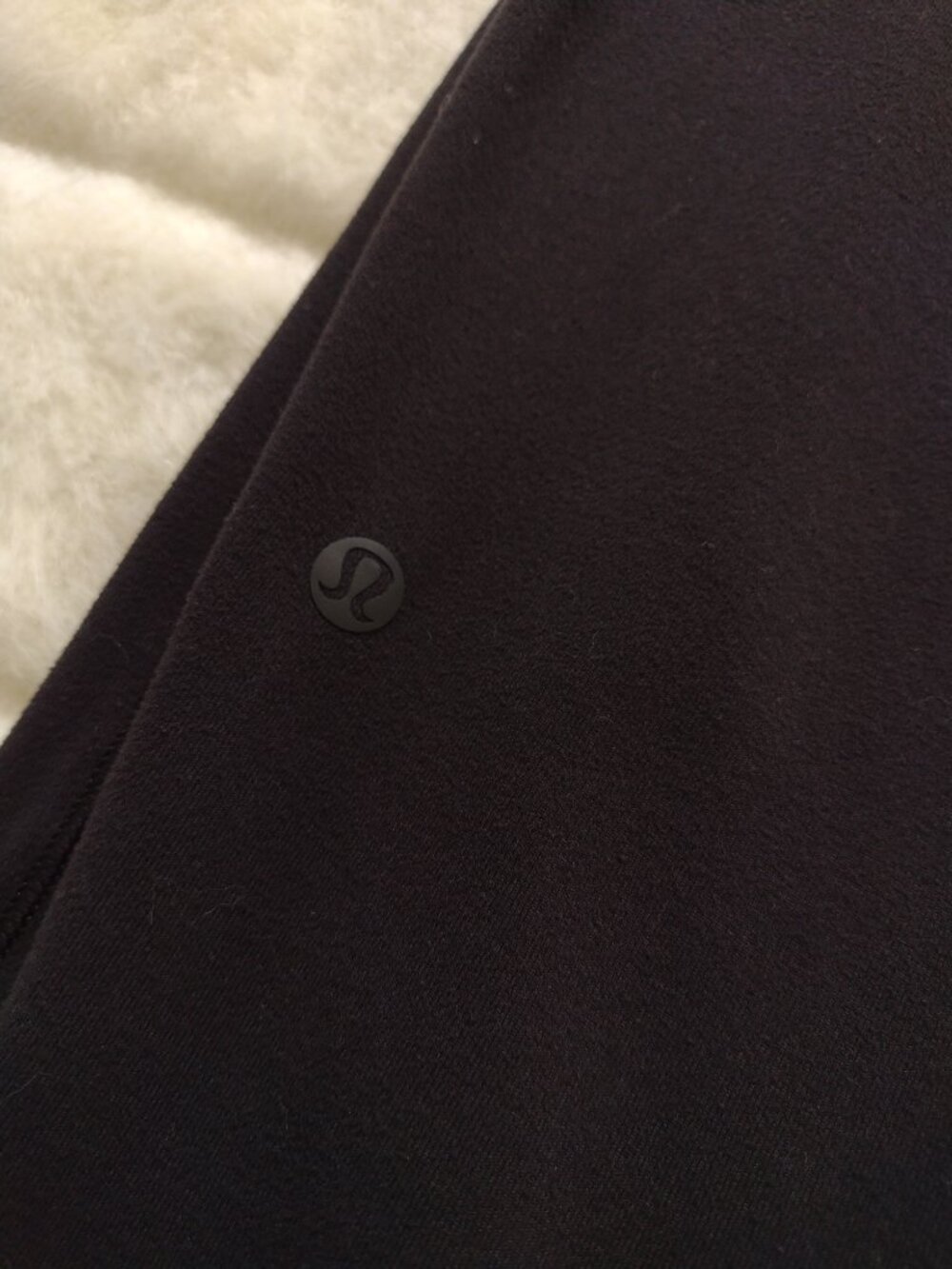 Lululemon Women's Sweat Pants Black Size 10 Nylon Lycra - Picture 3 of 5